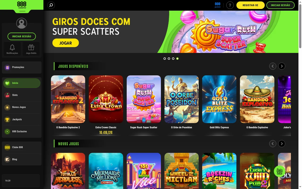 888casino casino online secção de jogos Portugal